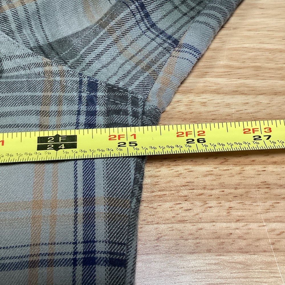 KUHL Long Sleeved Plaid Outdoor Casual Button Up Shirt Men's XL - Picture 10 of 11